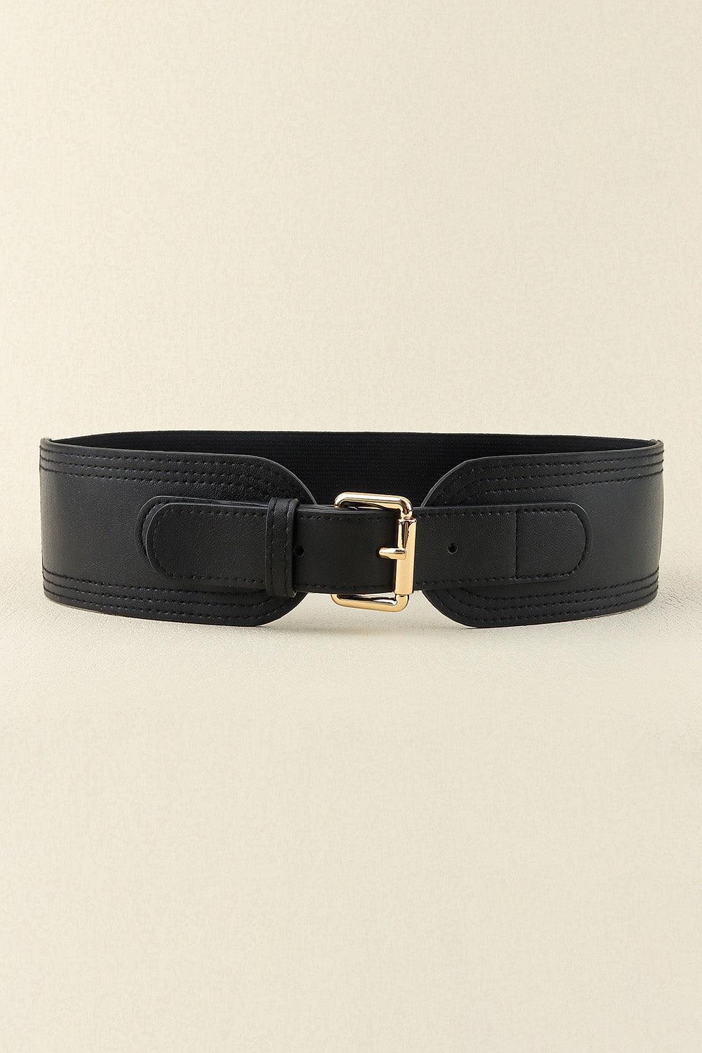 Elastic Wide PU Belt - 808Lush