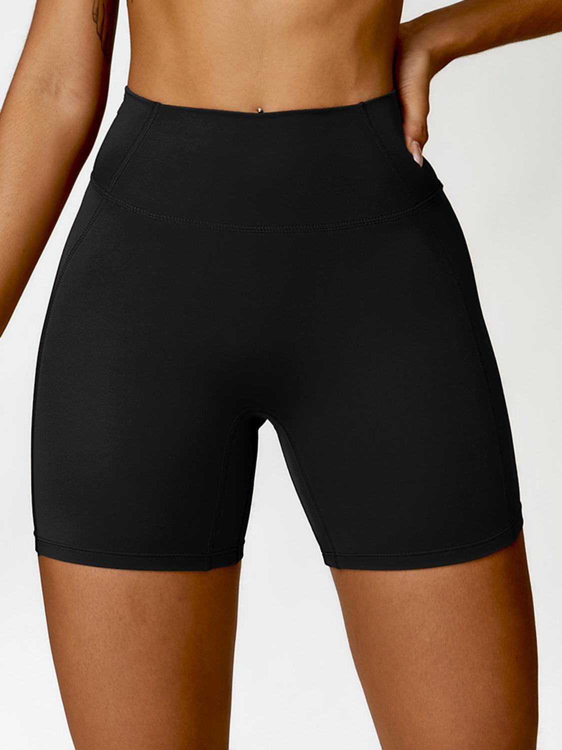 High Waist Active Shorts - 808Lush