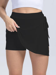 Tied High Waist Active Shorts - 808Lush