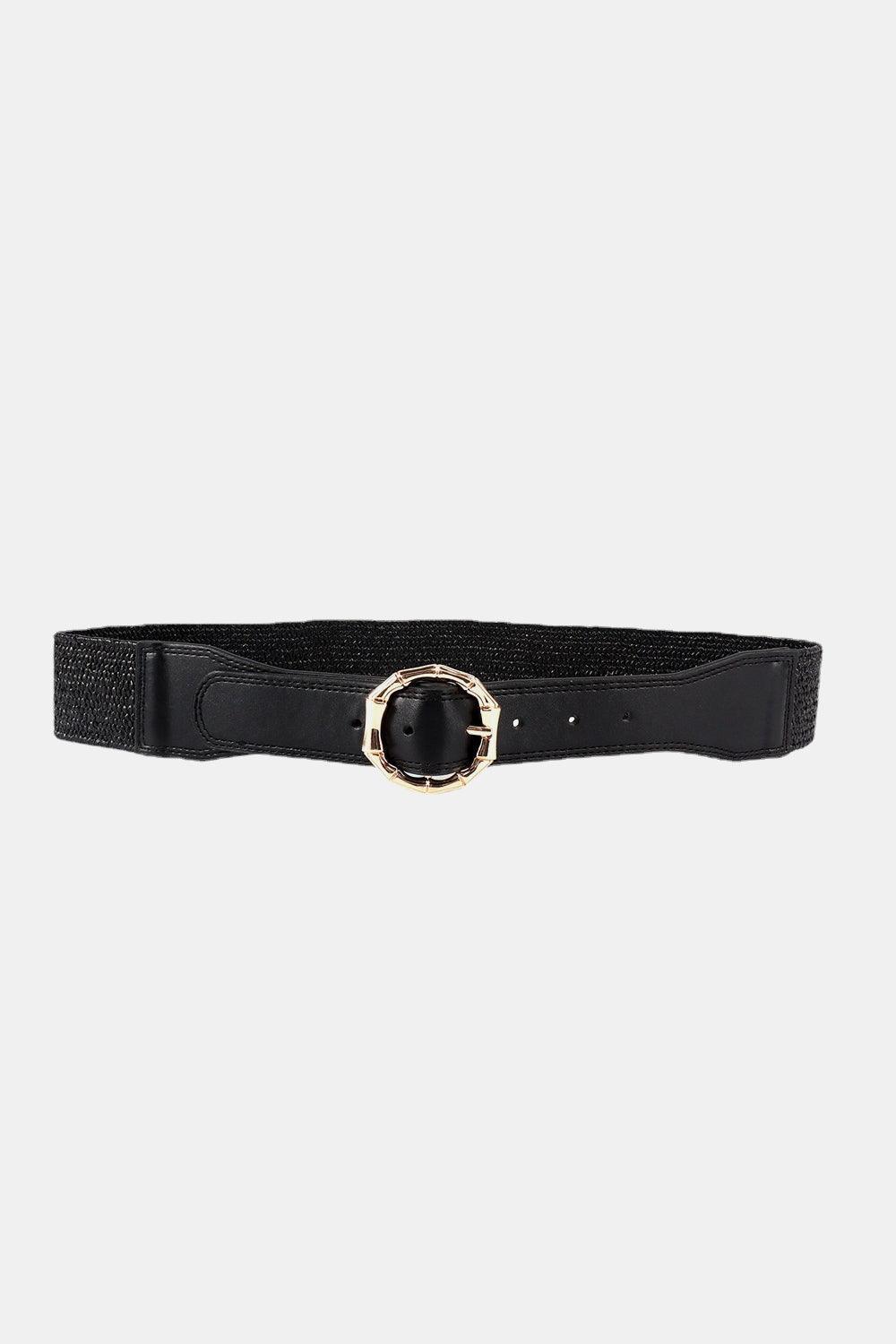 Alloy Buckle Braided Belt - 808Lush