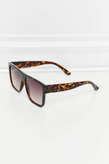 Tortoiseshell Square Full Rim Sunglasses - 808Lush