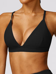 Spaghetti Strap Active Bra - 808Lush