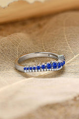 Lab-Grown Sapphire 925 Sterling Silver Rings - 808Lush