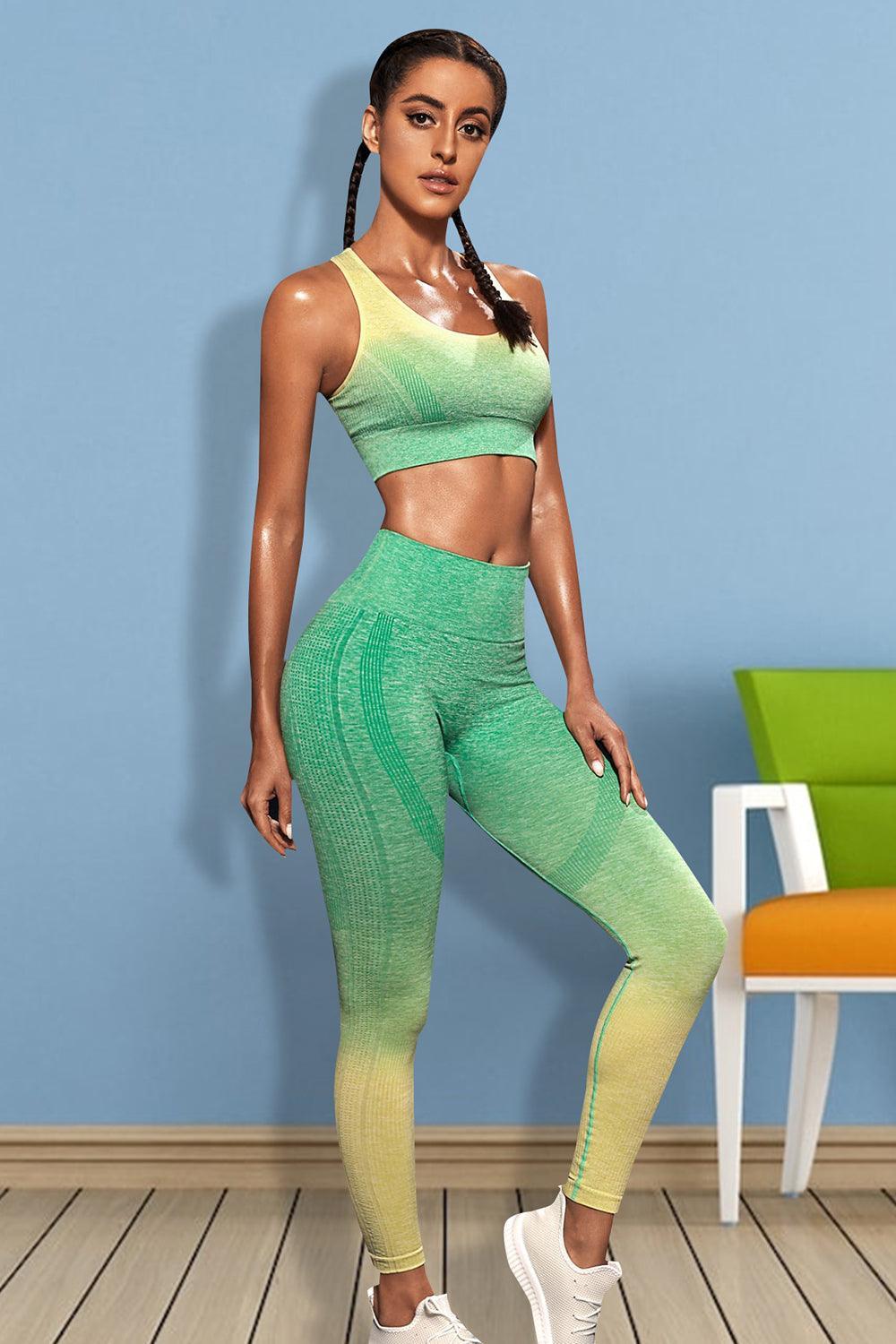 Gradient Sports Tank and Leggings Set - 808Lush