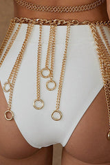 Fringe Chain Alloy Belt - 808Lush