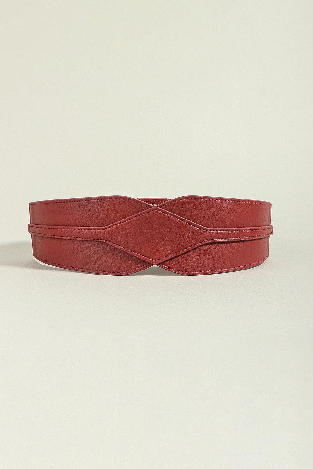 Elastic Wide PU Belt - 808Lush