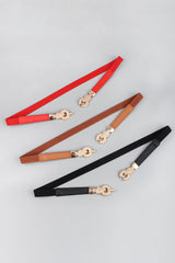 Zinc Alloy Buckle PU Leather Belt - 808Lush