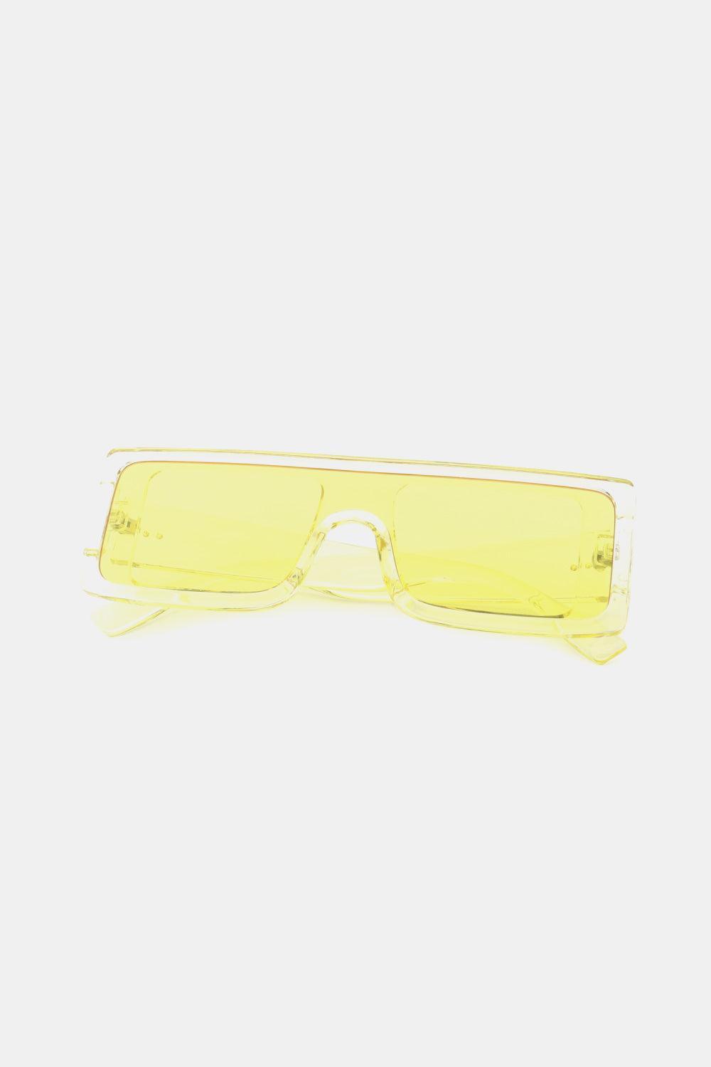 Polycarbonate Frame Rectangle Sunglasses - 808Lush