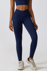 V-Waistband Sports Leggings - 808Lush