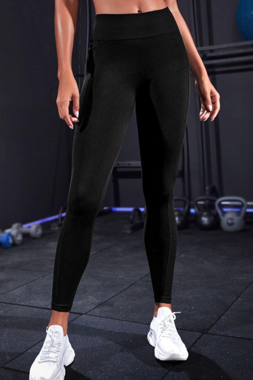 Wide Waistband Sports Leggings - 808Lush