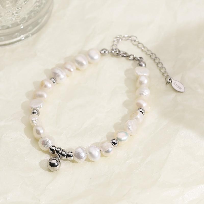 Titanium Steel Freshwater Pearl Bracelet - 808Lush