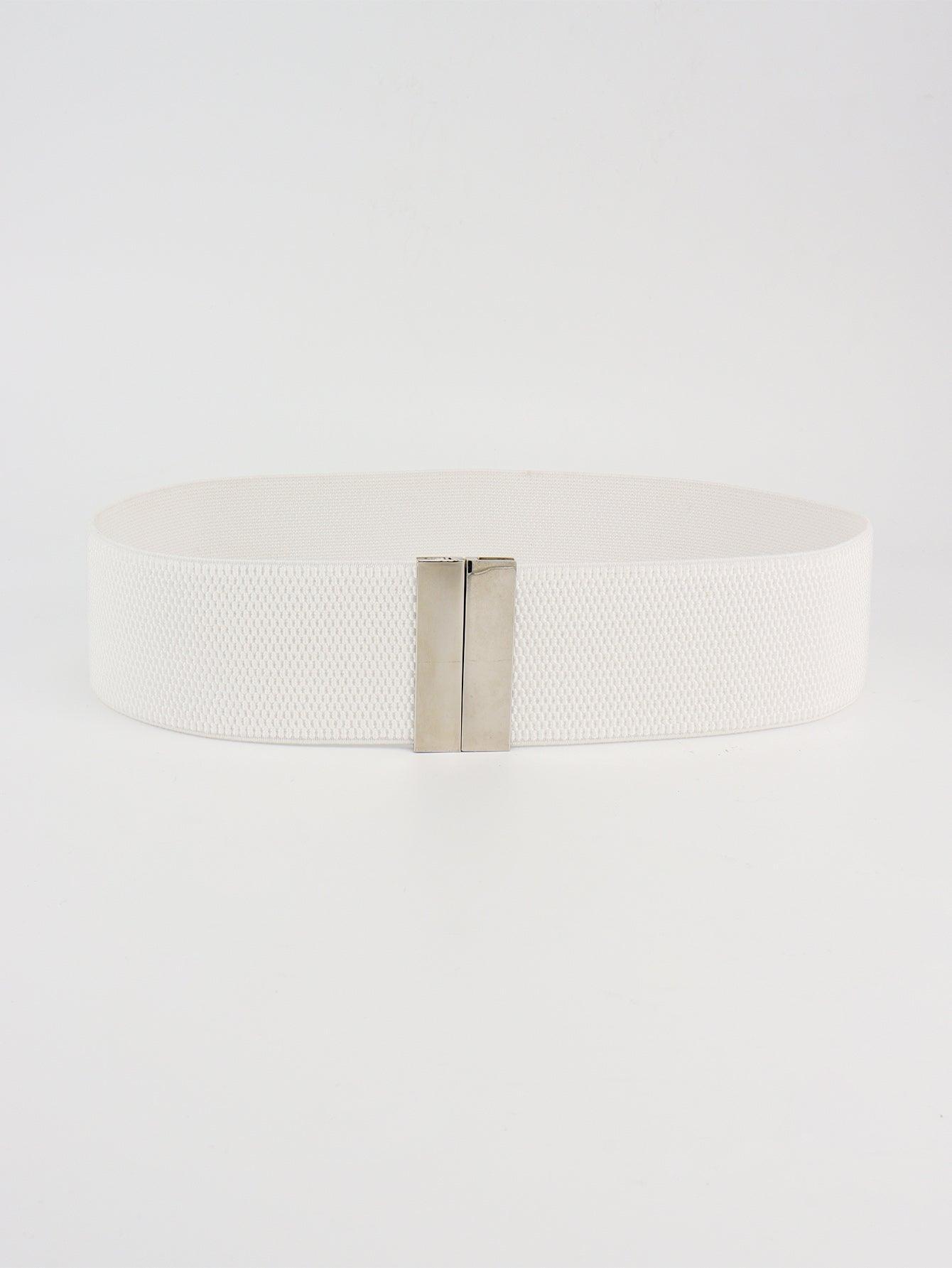 Alloy Buckle Elastic Belt - 808Lush