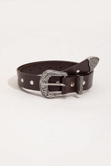 PU Leather Studded Belt - 808Lush