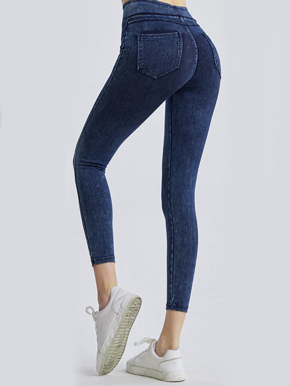 Wide Waistband Sports Leggings - 808Lush