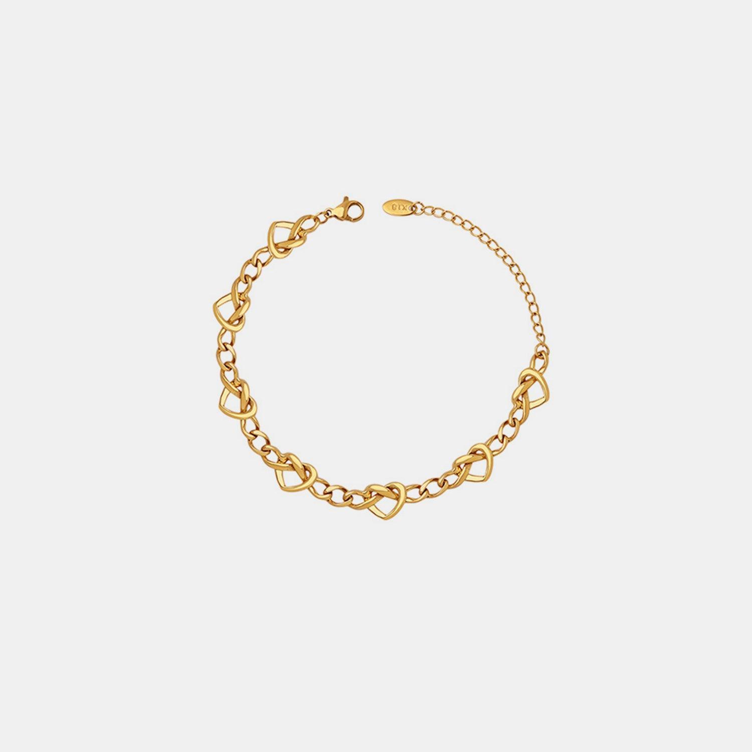 18K Gold-Plated Titanium Steel Bracelet - 808Lush