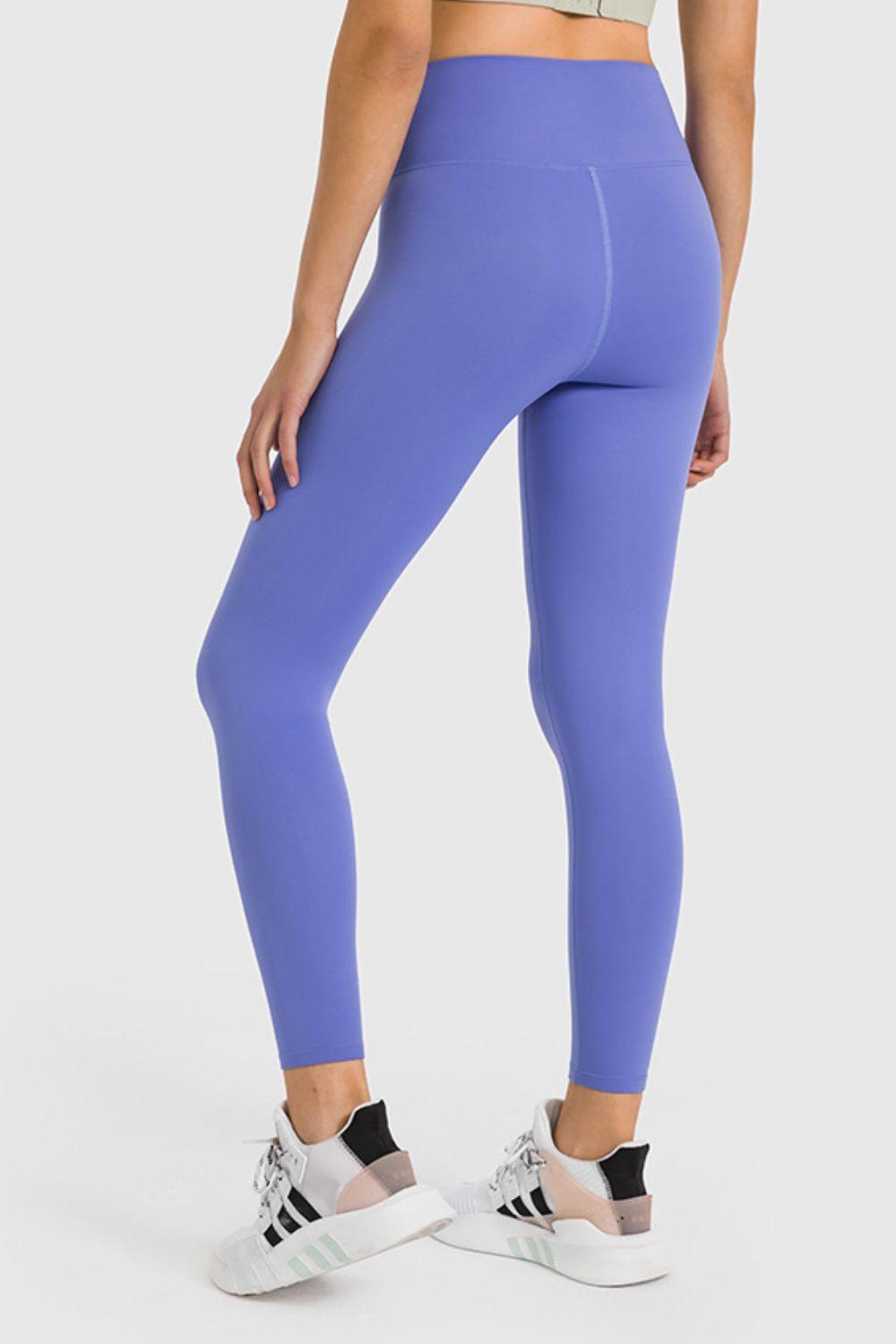 High Waist Ankle-Length Yoga Leggings - 808Lush