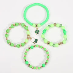 Beaded Soft Pottery Charm Bracelet - 808Lush