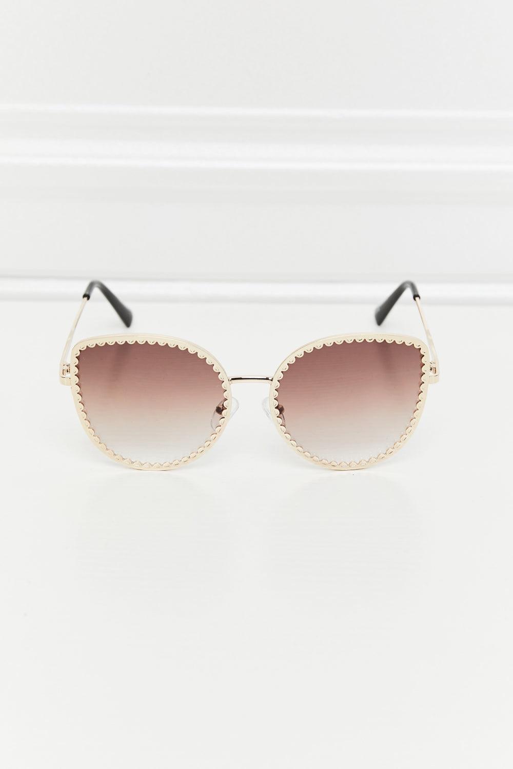 Full Rim Metal Frame Sunglasses - 808Lush