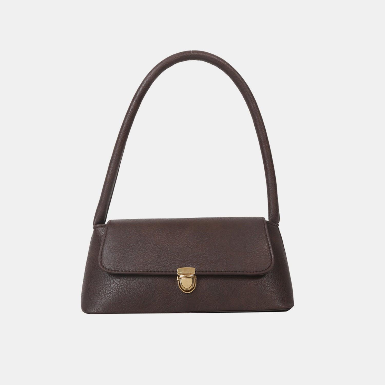 PU Leather Shoulder Bag - 808Lush