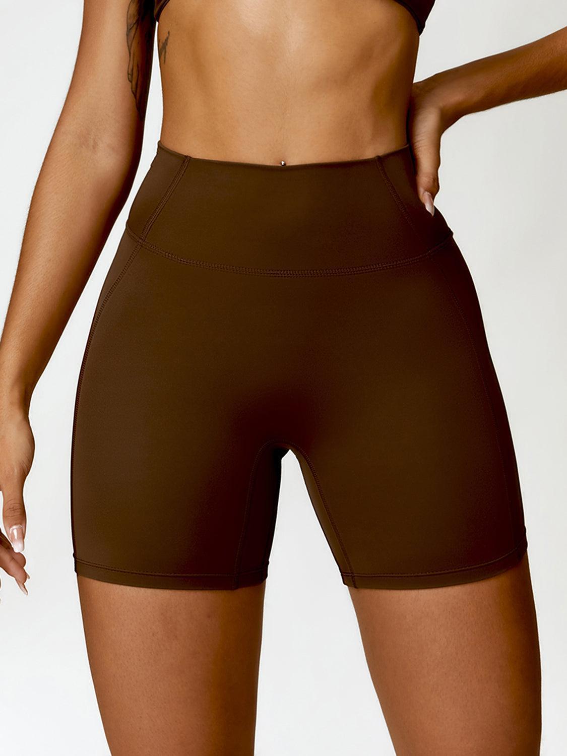 High Waist Active Shorts - 808Lush