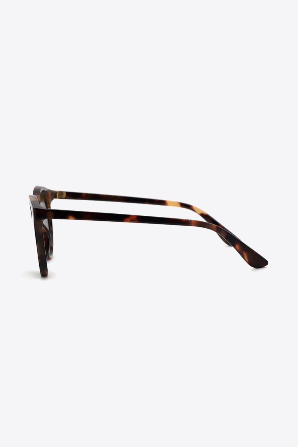 Tortoiseshell Round Polycarbonate Sunglasses - 808Lush