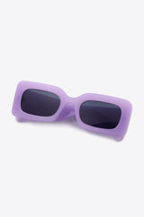 Polycarbonate Frame Rectangle Sunglasses - 808Lush