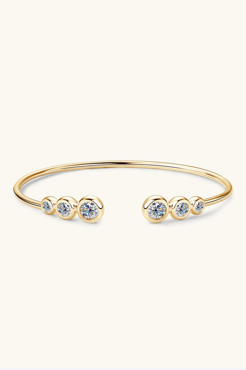 1.8 Carat Moissanite 925 Sterling Silver Bracelet - 808Lush