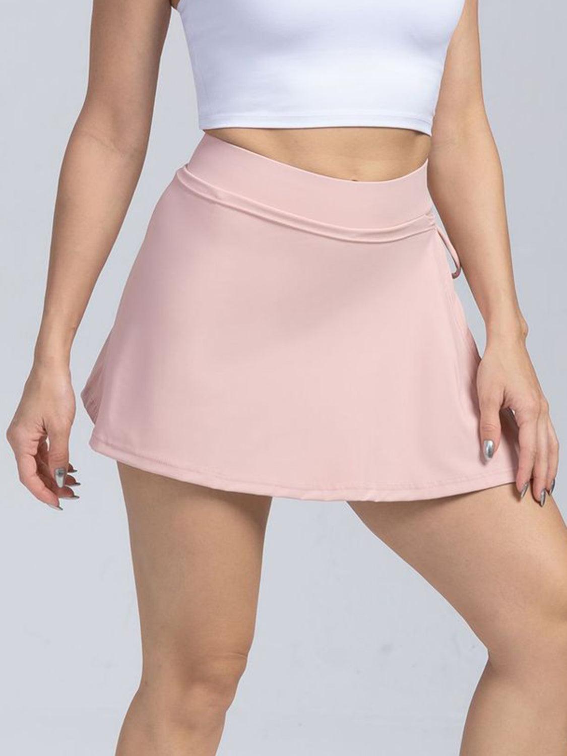 Tied High Waist Active Shorts - 808Lush