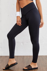 Wide Waistband Slim Fit Sports Pants - 808Lush