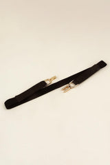 Alloy Buckle Elastic Belt - 808Lush