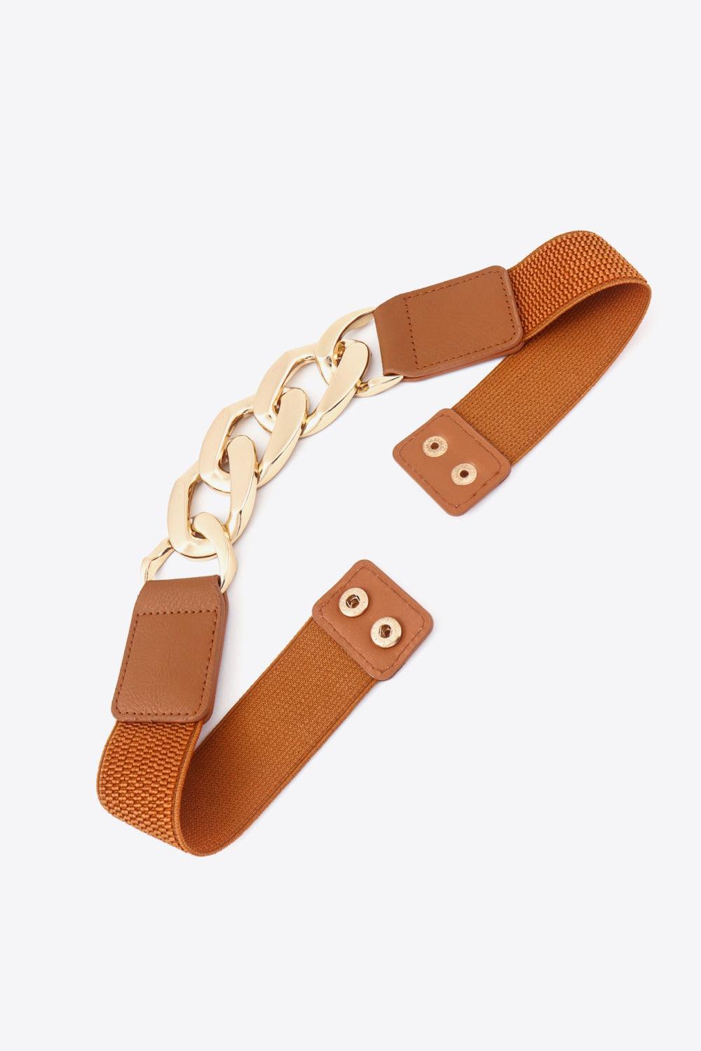 Chain Detail Elastic Belt - 808Lush