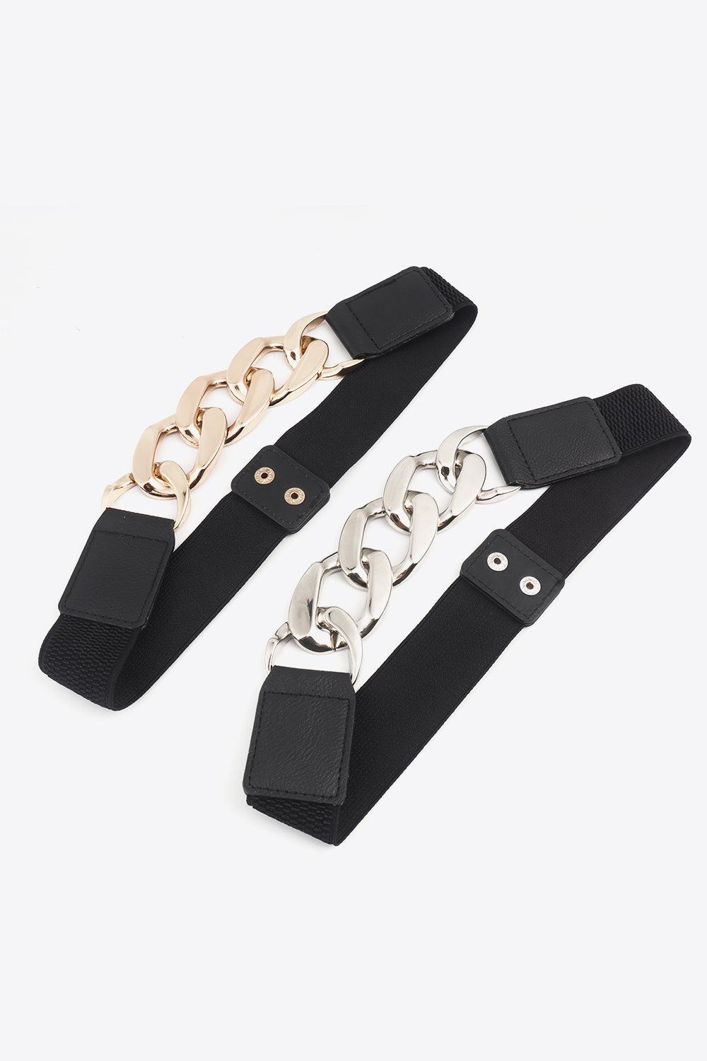 Chain Detail Elastic Belt - 808Lush