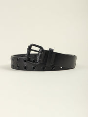 Grommet PU Leather Belt - 808Lush