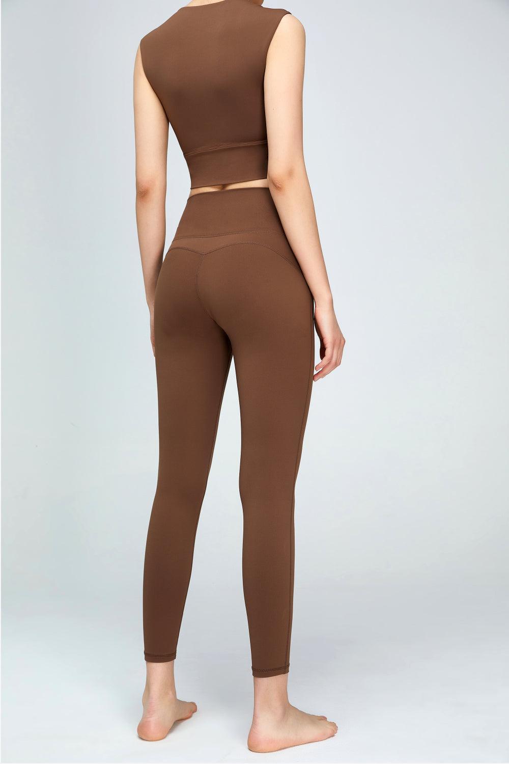 V-Waist Sports Leggings - 808Lush