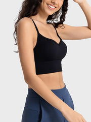 Spaghetti Strap Sport Bra - 808Lush