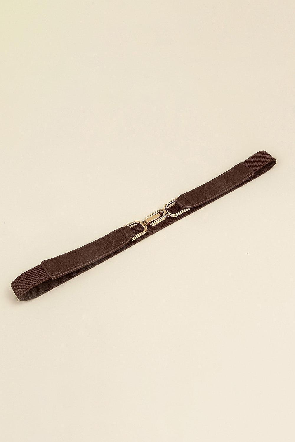 Alloy Buckle Elastic Belt - 808Lush