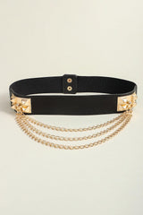 Elastic Belt with Chain - 808Lush