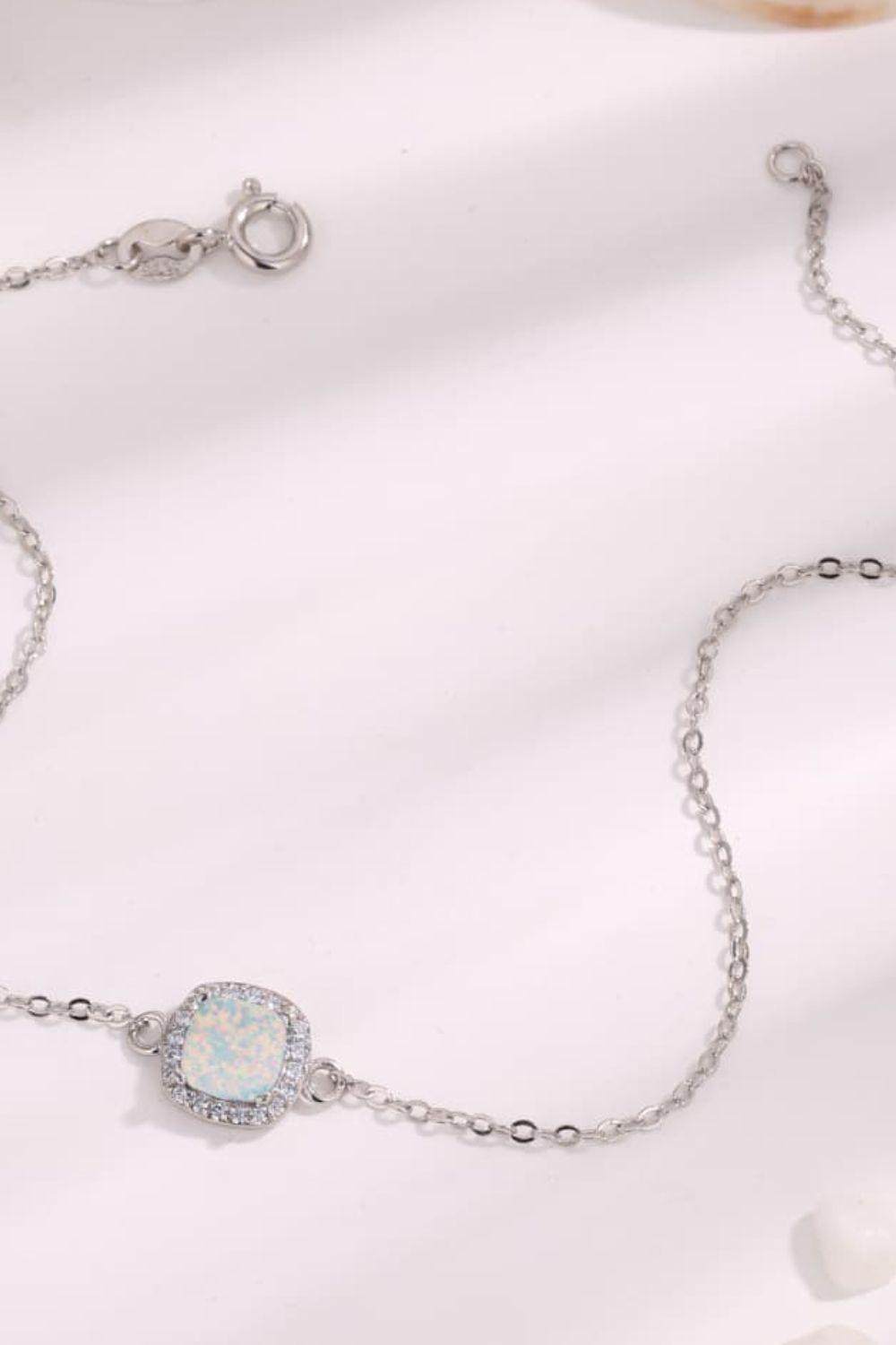 Opal Platinum-Plated Bracelet - 808Lush