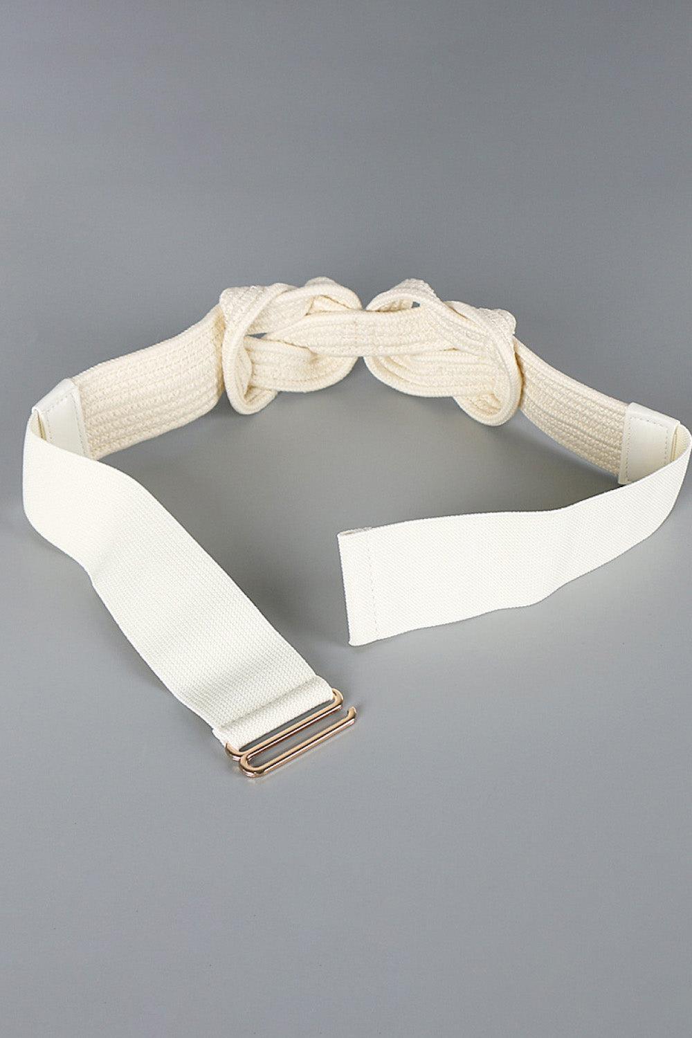 PU Leather Wide Elastic Belt - 808Lush