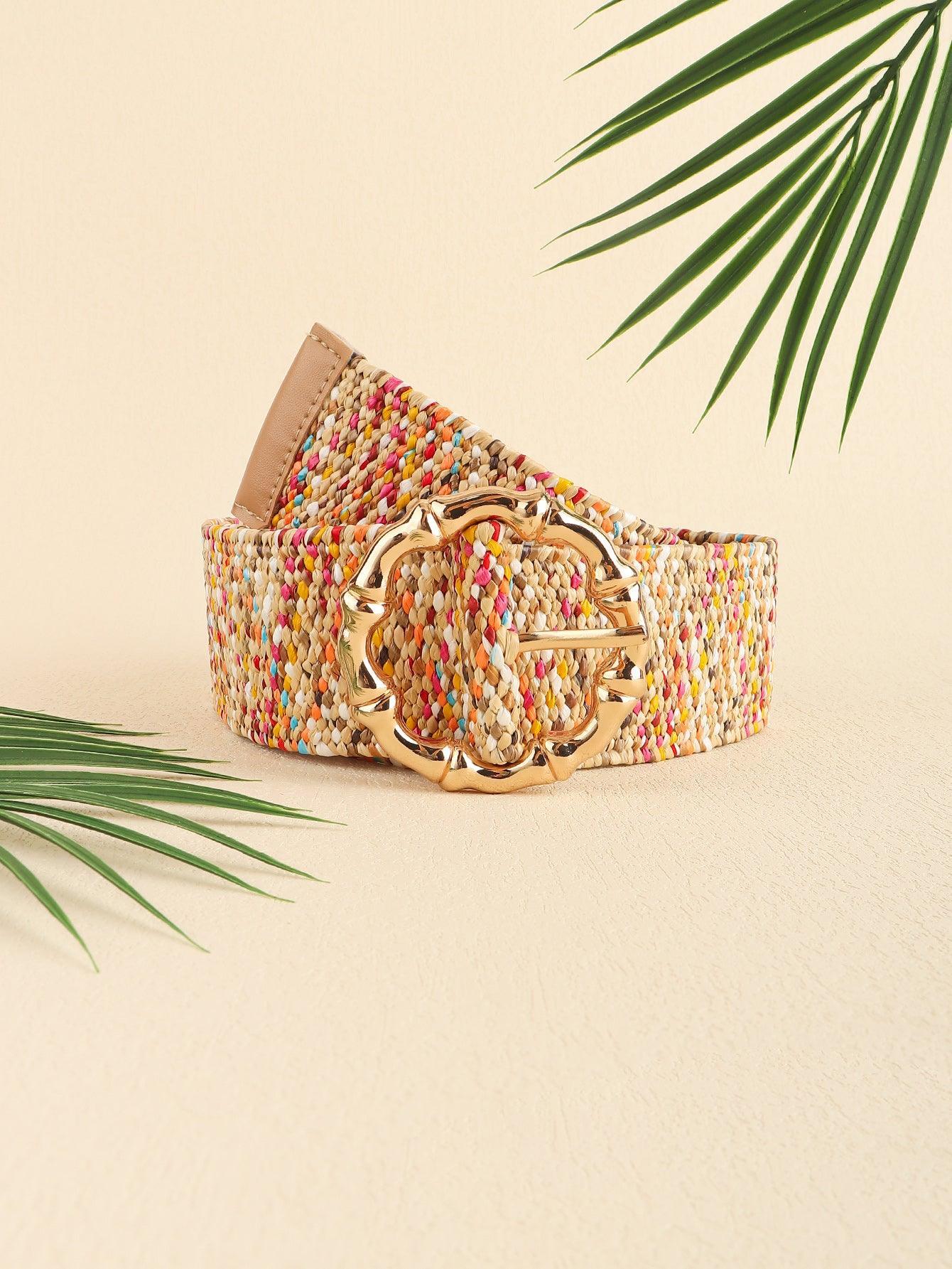 Multicolored Wide Belt - 808Lush