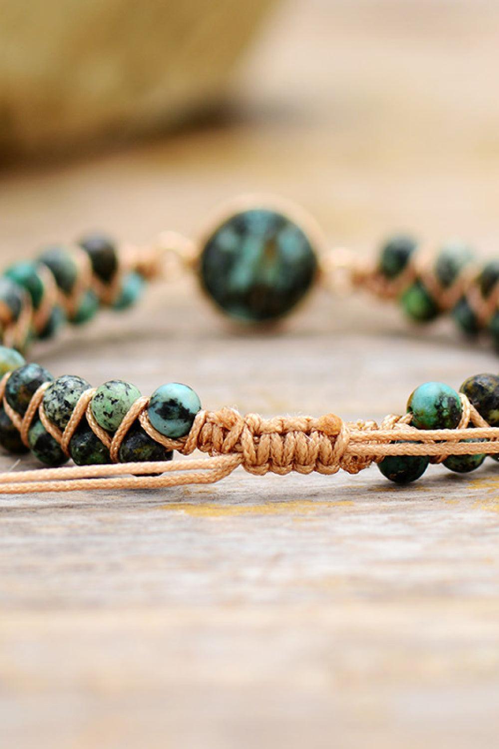 Handmade Beaded Copper Bracelet - 808Lush