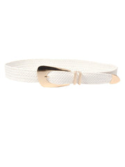 Irregular Buckle Braid Belt - 808Lush