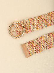 Multicolored Wide Belt - 808Lush