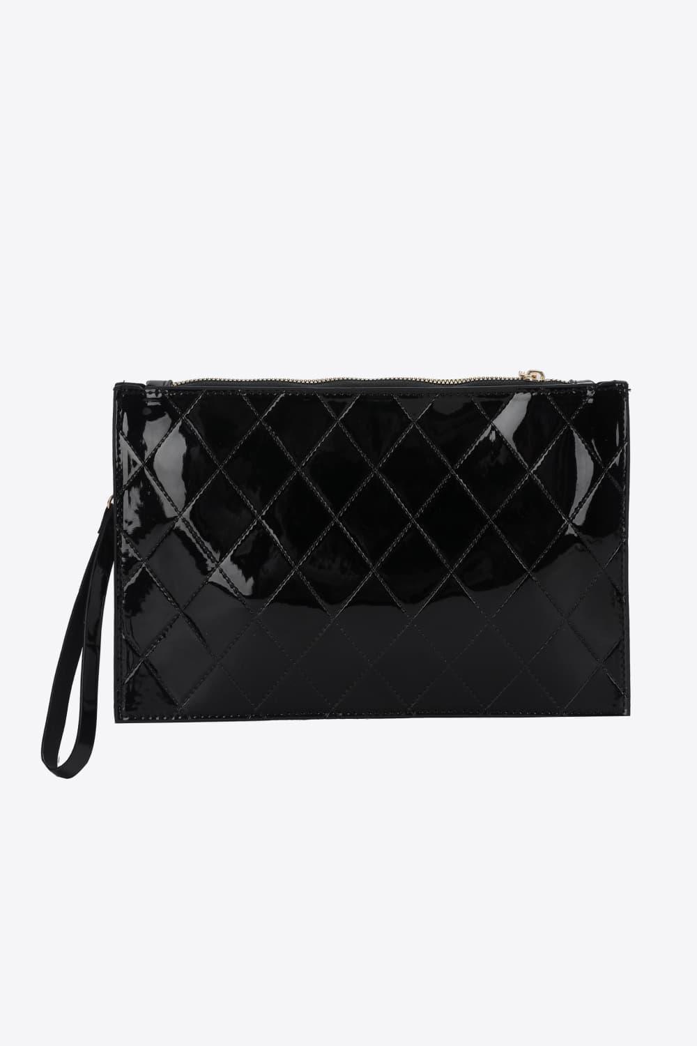 PU Leather Wristlet Bag - 808Lush