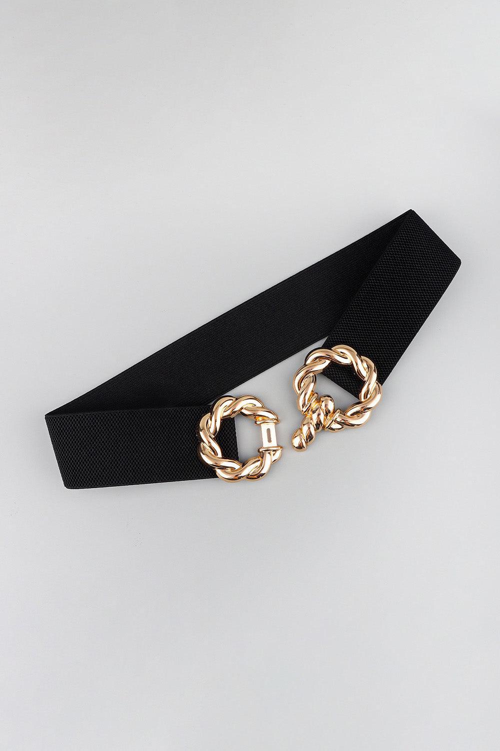 Zinc Alloy Buckle Elastic Belt - 808Lush