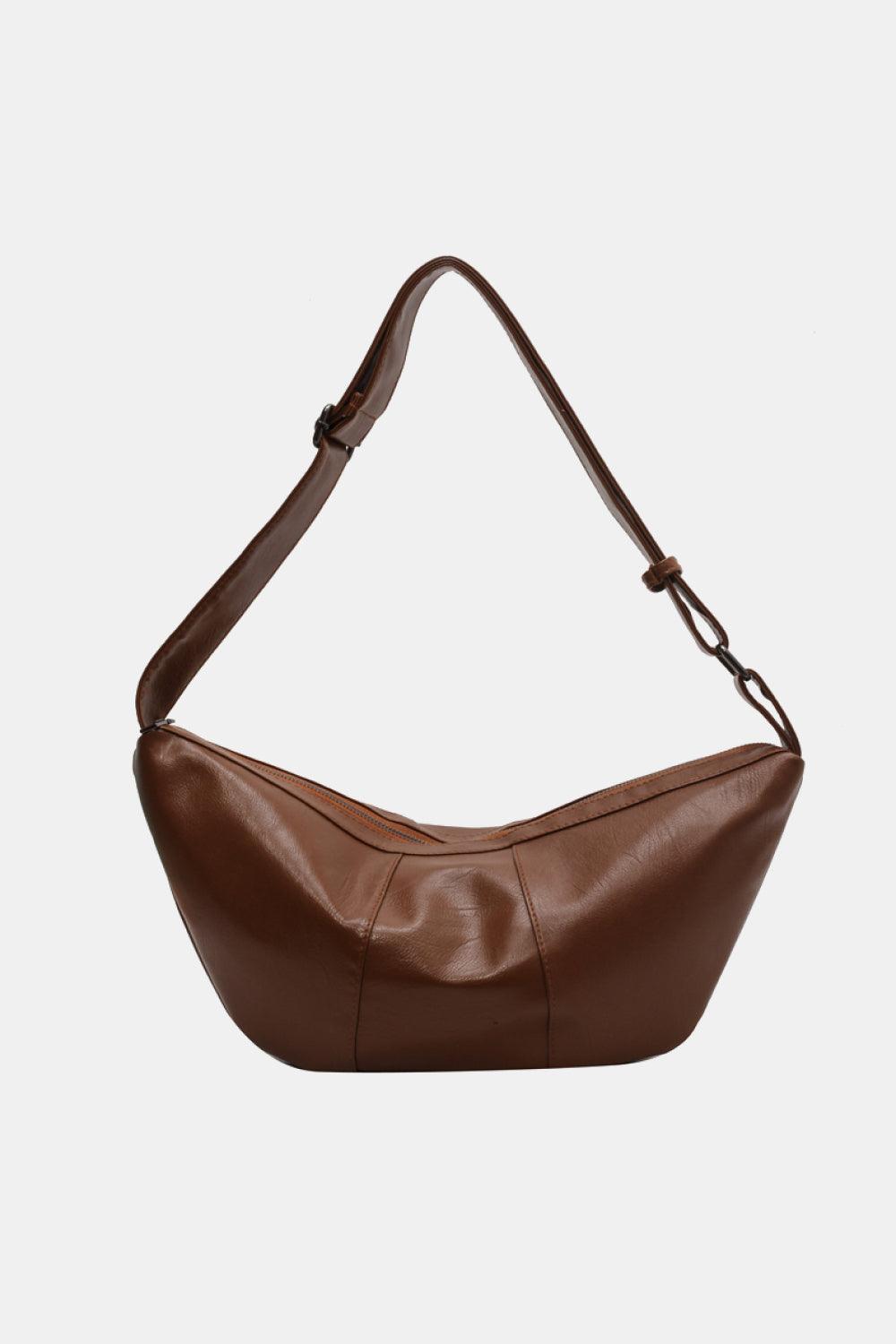 PU Leather Sling Bag - 808Lush