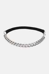 Half Alloy Chain Elastic Belt - 808Lush