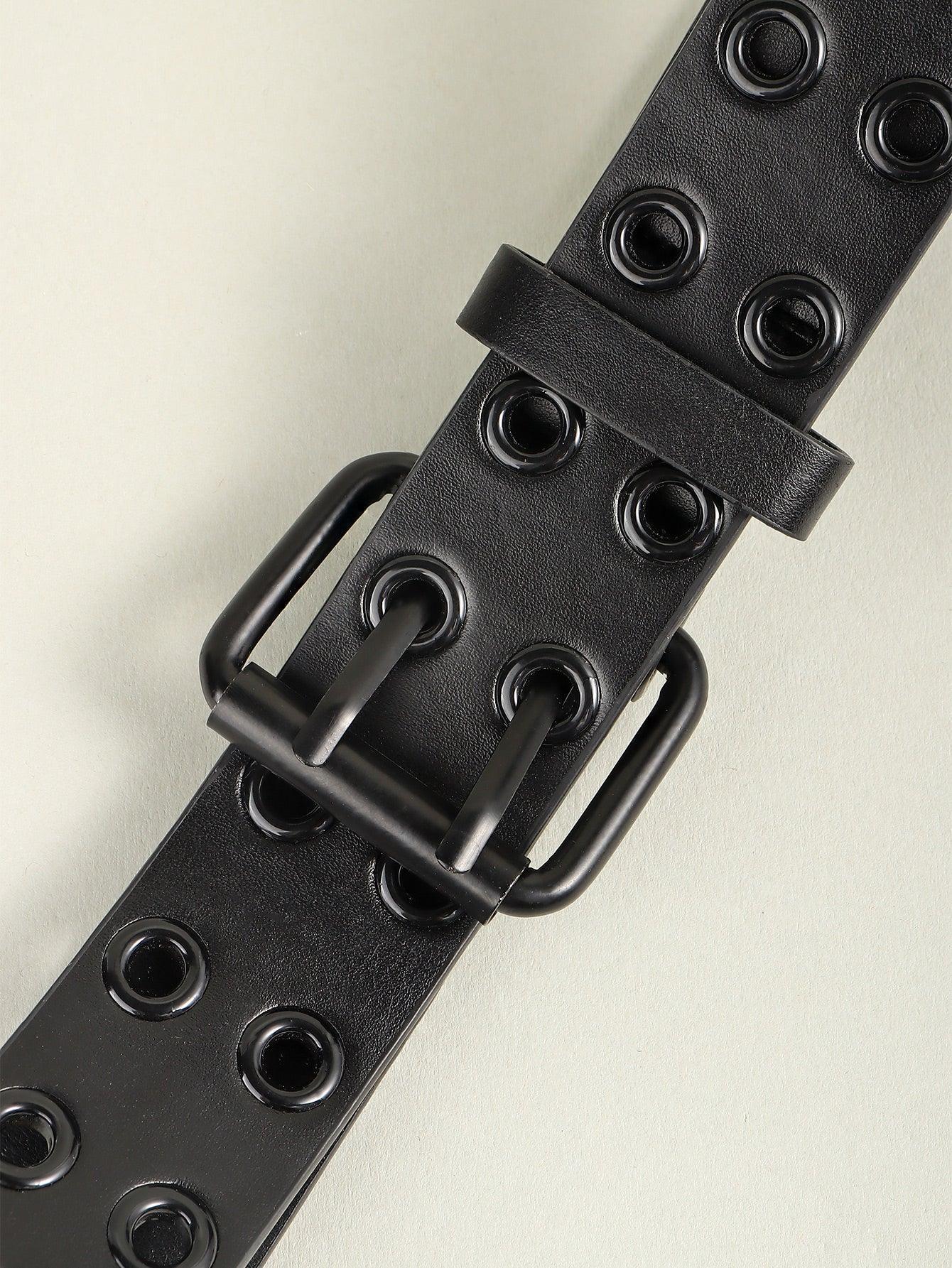 Grommet PU Leather Belt - 808Lush