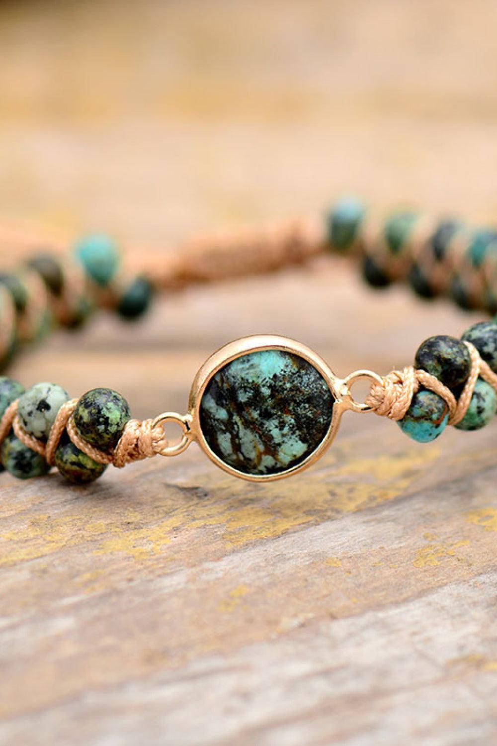 Handmade Beaded Copper Bracelet - 808Lush