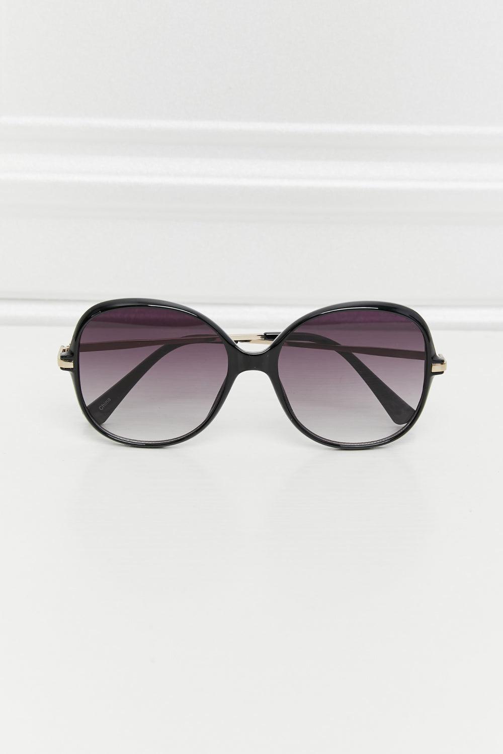 Metal-Plastic Hybrid Full Rim Sunglasses - 808Lush